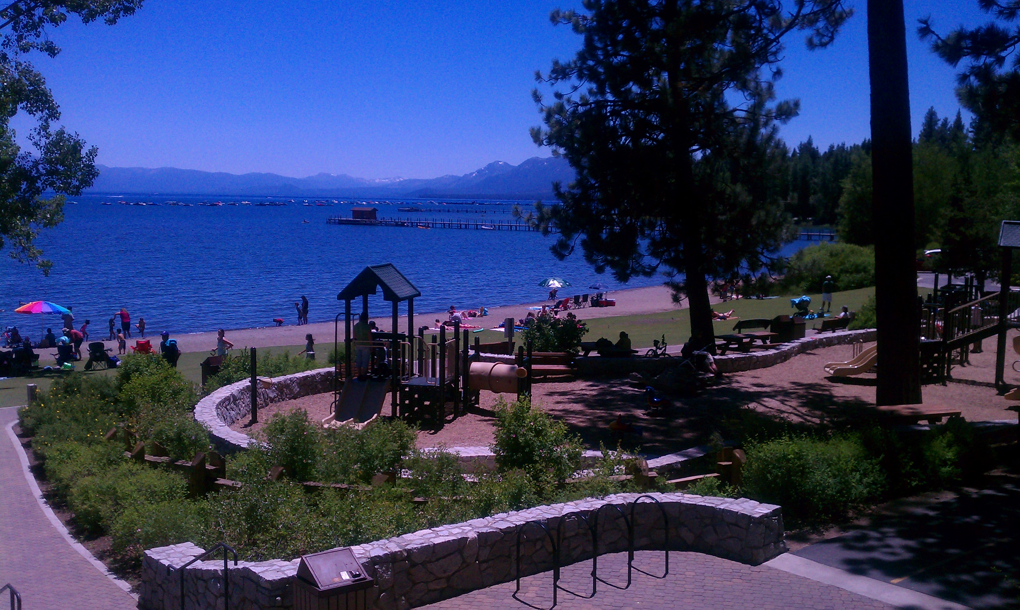 Tahoe City Commons Beach Image 1